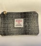 Harris Tweed Coin Purse Handmade Scottish Wool Pouch