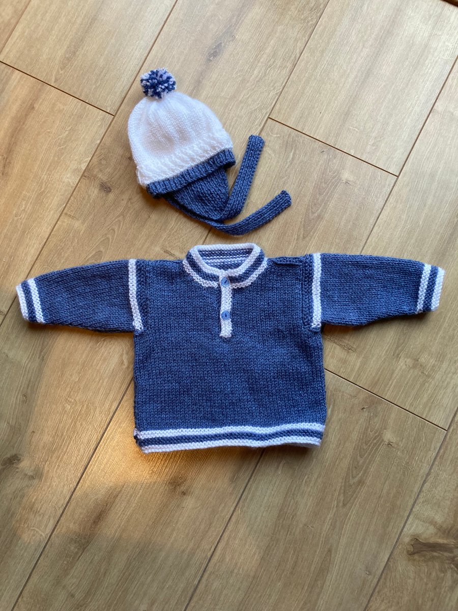 Baby jumper and hat