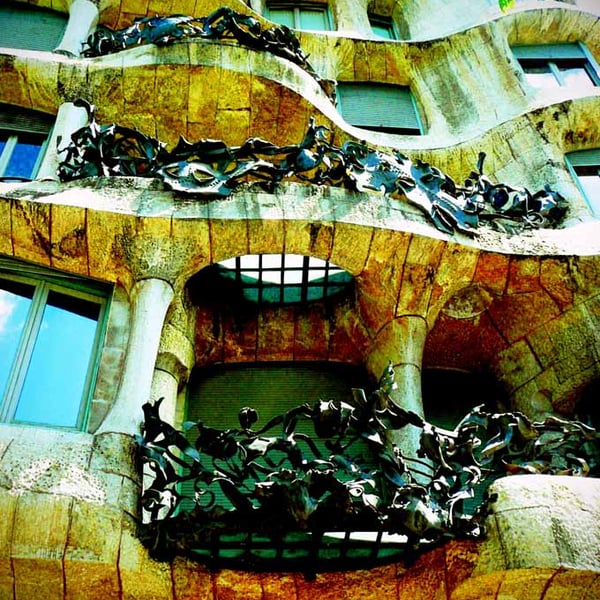 Casa Mila La Pedrera Barcelona Spain 12"x18" Print