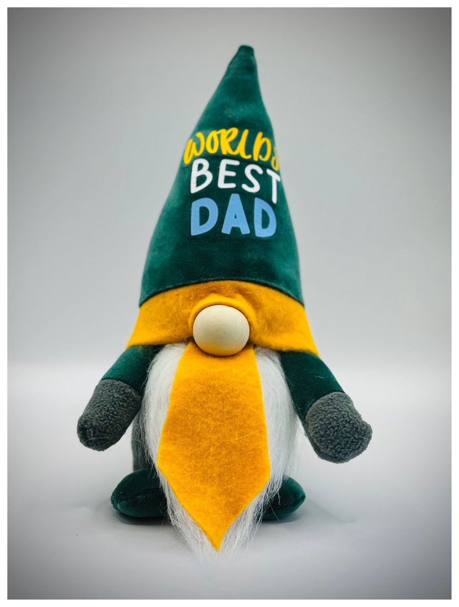 Handmade World Best Dad Nordic Gnome, Gonk, Swedish Tomte