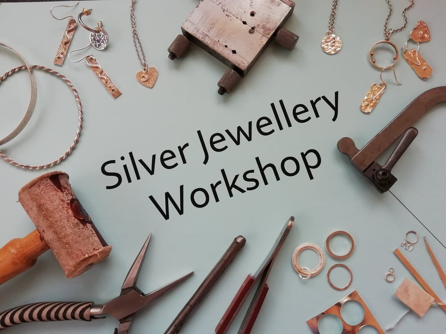 Silver Jewellery Making Workshop for Two People