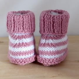 Hand Knitted Booties