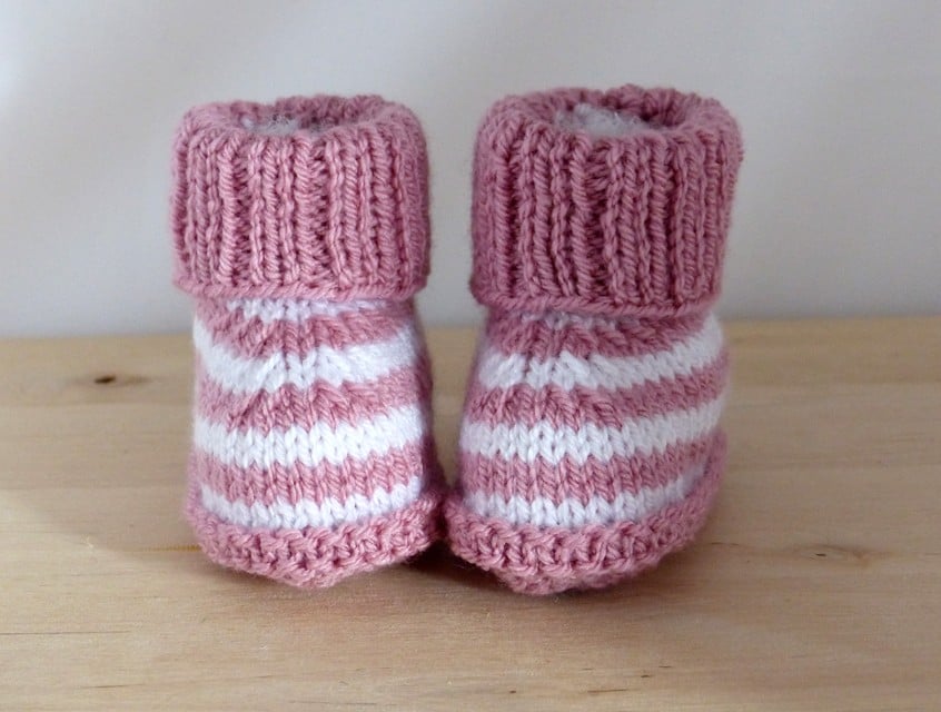 Hand Knitted Booties