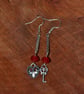 Steampunk Lock and Key earrings  - Image 6