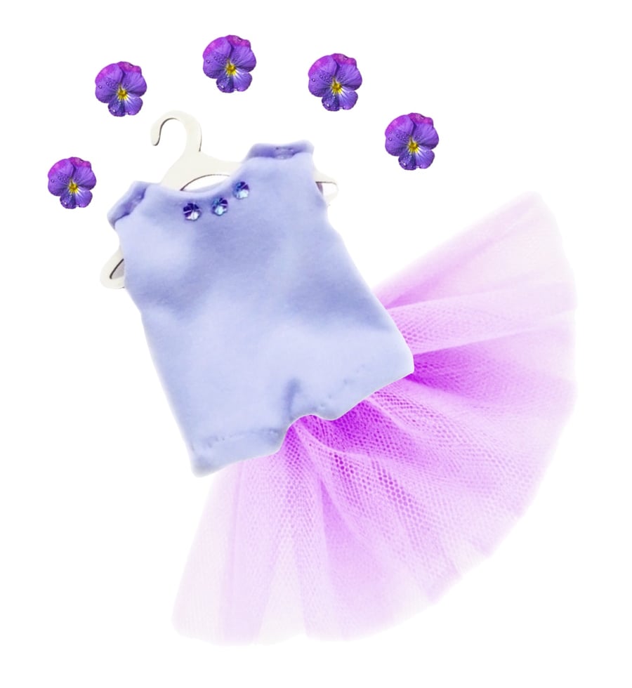 Lavender Leotard and Tutu Set