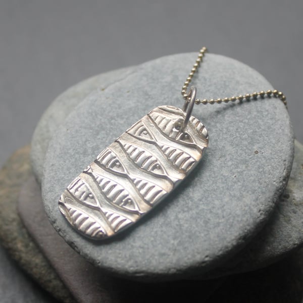Fine Silver Fish Shoal Necklace