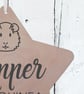 Guinea Pig - Personalised Wooden Hanging Star Plaque - Image 3