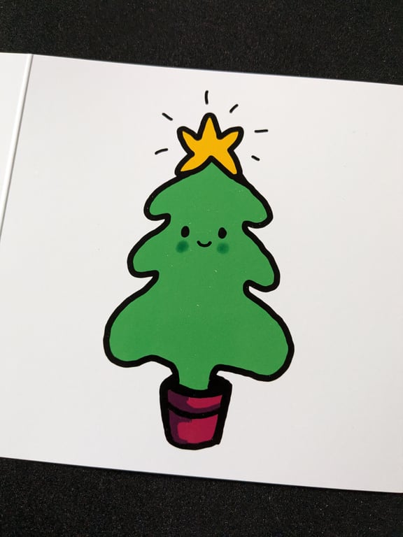 Cute Christmas tree card