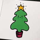 Cute Christmas tree card