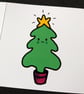 Cute Christmas tree card