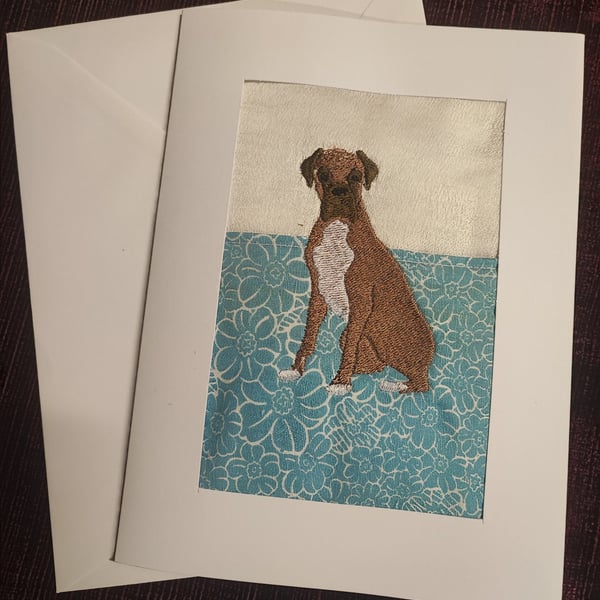 Card with Embroidery