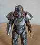 Undead Ghoul T-51 Power Armor Desktop Display Model Fallout Inspired