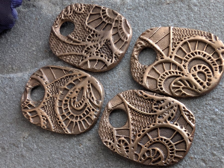 Artisan Made Bronze Charms 4