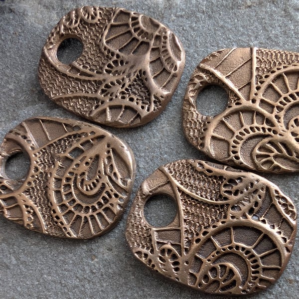 Artisan Made Bronze Charms 4