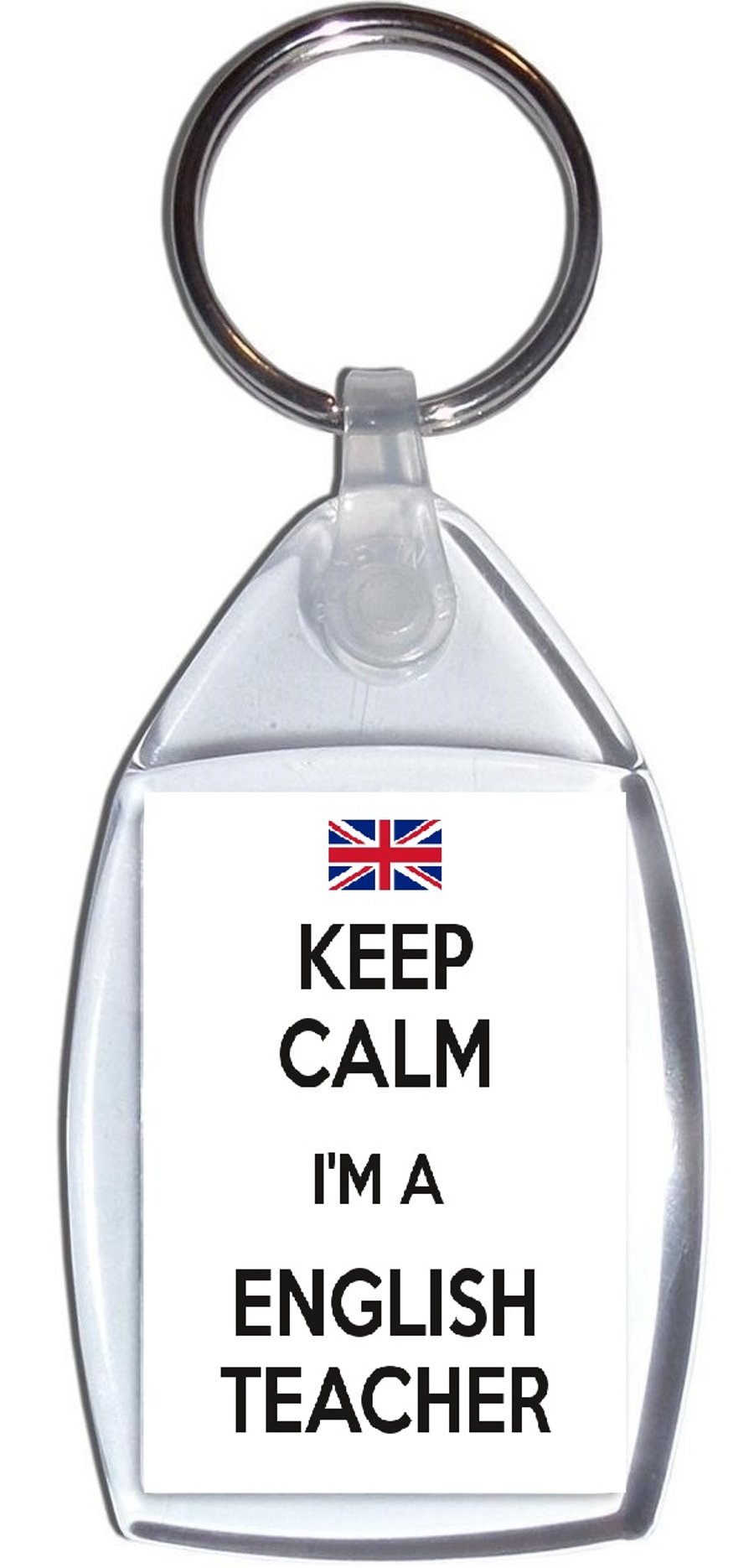 Keep Calm I'm a English Teacher - Keyring  (FD0291e)