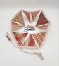 Mini bunting in red and gold. Free uk delivery.   - Image 1