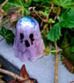 Spooky Cute Mini Ghost Figurines Eco-Resin Glitter Brain Detail Handmade Gothic 