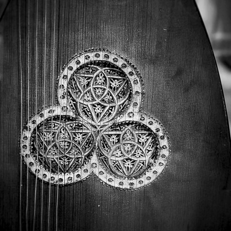 Melodies of the past 5, Art Print , mounted