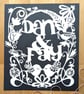 Large Bespoke Customised Personalised Handmade Name Papercut
