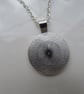 Printed Polymer Clay Pendant Necklace - Image 3