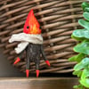 Log Fire Spirit Spun Cotton Art Doll