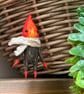 Log Fire Spirit Spun Cotton Art Doll