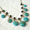 Statement Necklace with Turquoise Jasper