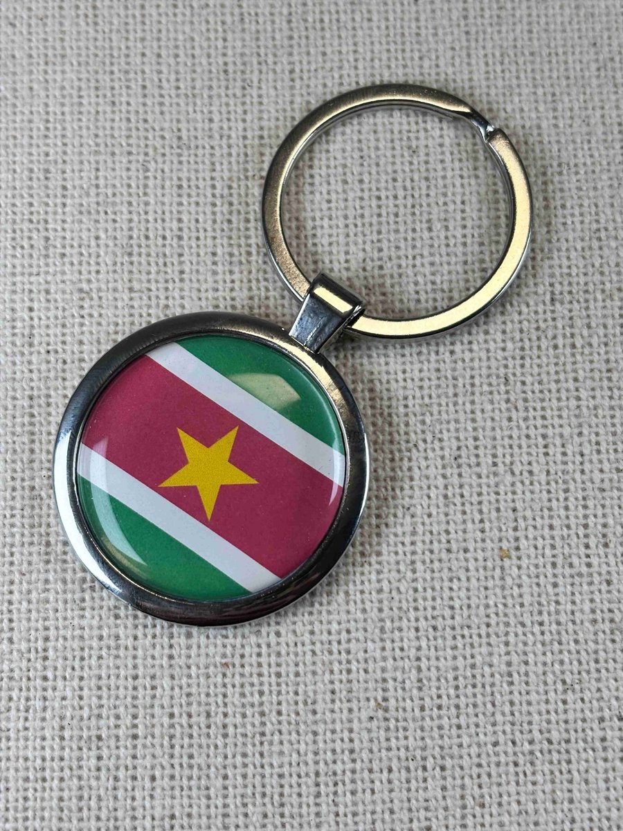 Suriname Flag Keyring