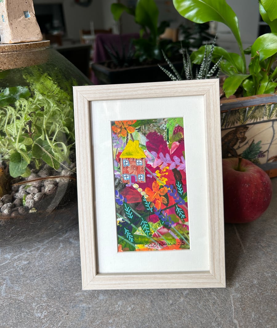 Number 3 Cottage Gardens - Framed original art