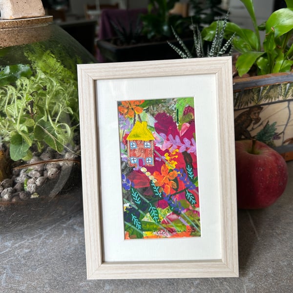Number 3 Cottage Gardens - Framed original art