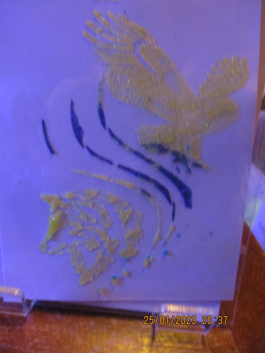 Bird and Dog's Head Card