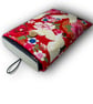 Crane & Peony Book Sleeve – Japanese Cotton Book Protector with Coconut Button - Image 7