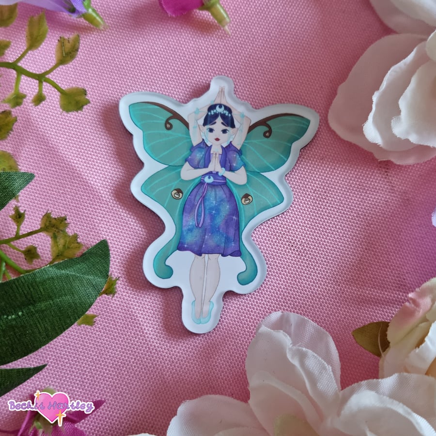 Moon Goddess Fridge Magnet - Witchy Gifts - Magnet Home Accessories