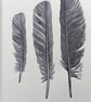 'Raven Feathers' Linocut Print - Image 2