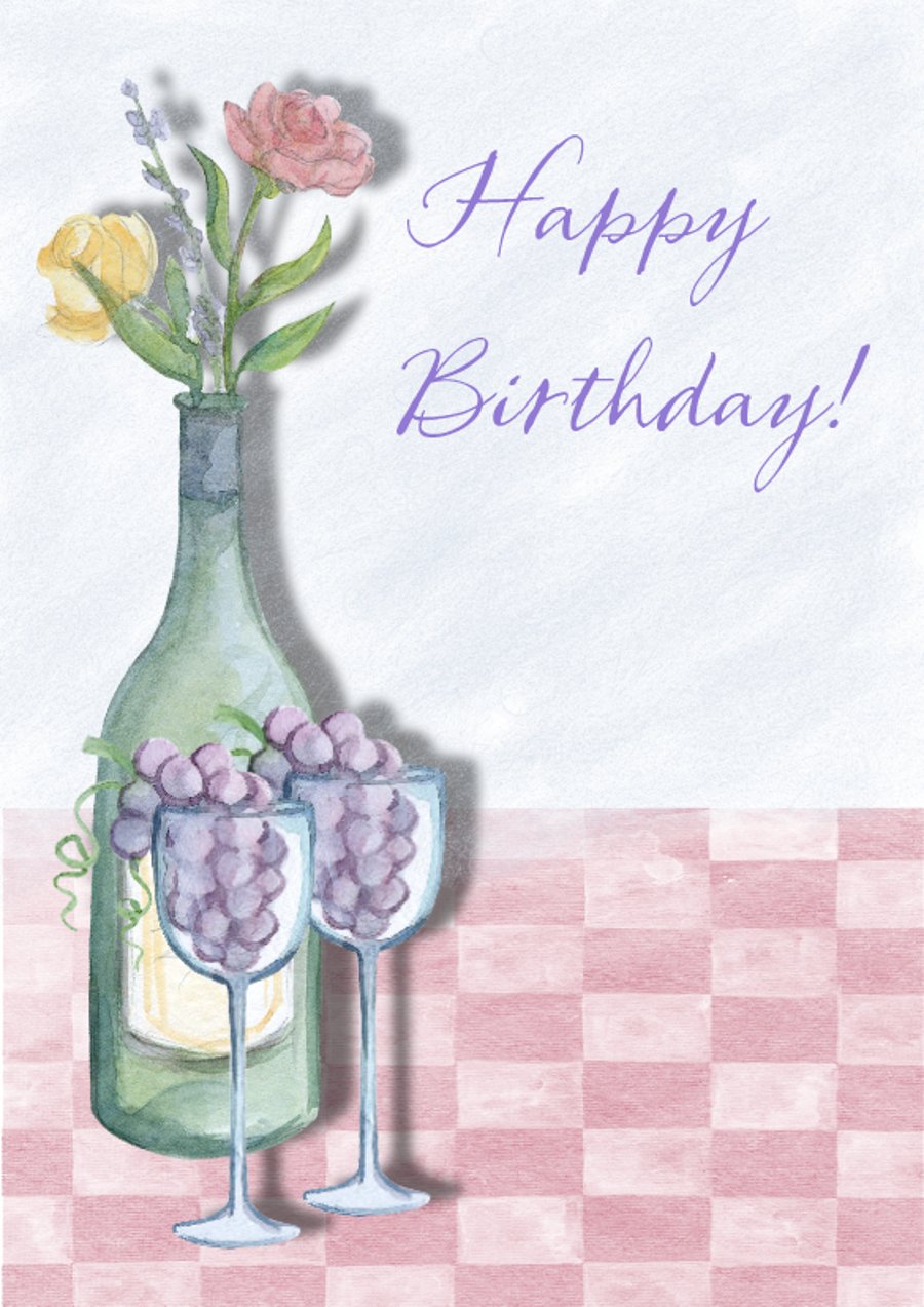 Female birthday card, female birthday card, female birthday