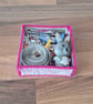 Small tray for small desk items - watercolour pattern with magenta edging - Image 3