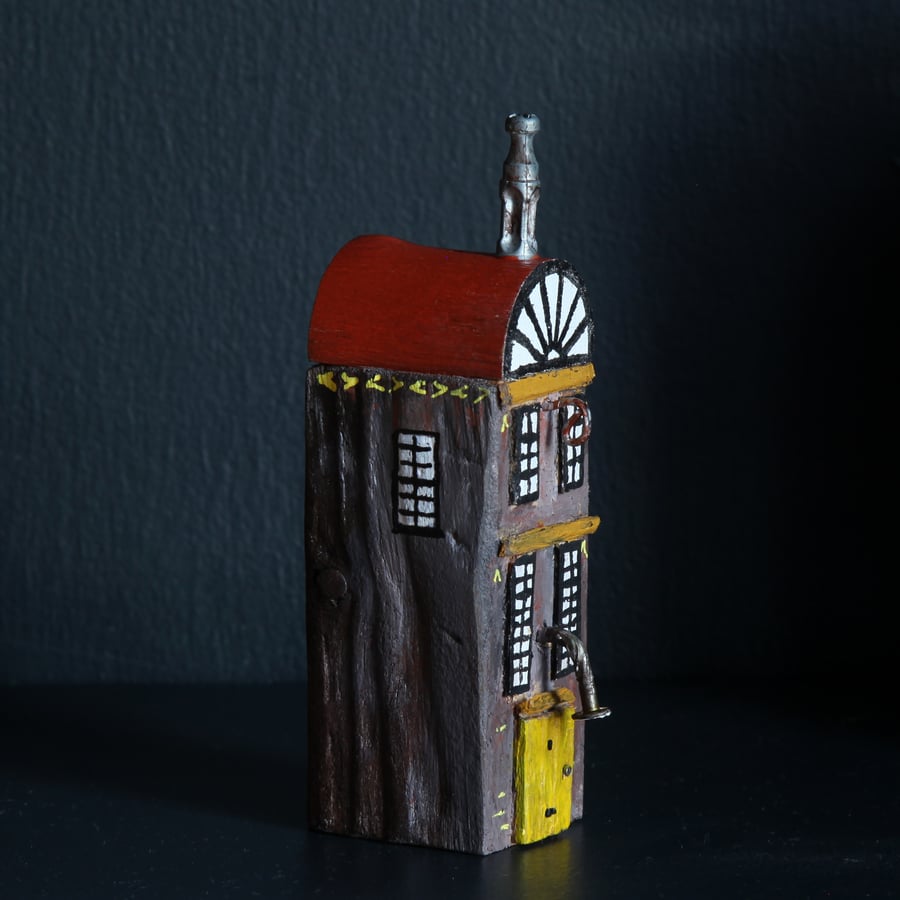 Wonky Buildings, Amsterdam Driftwood Art