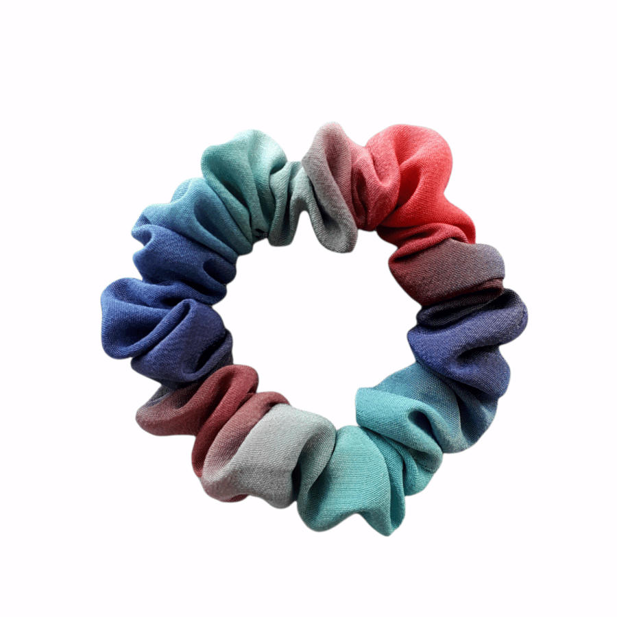 Silk scrunchie.