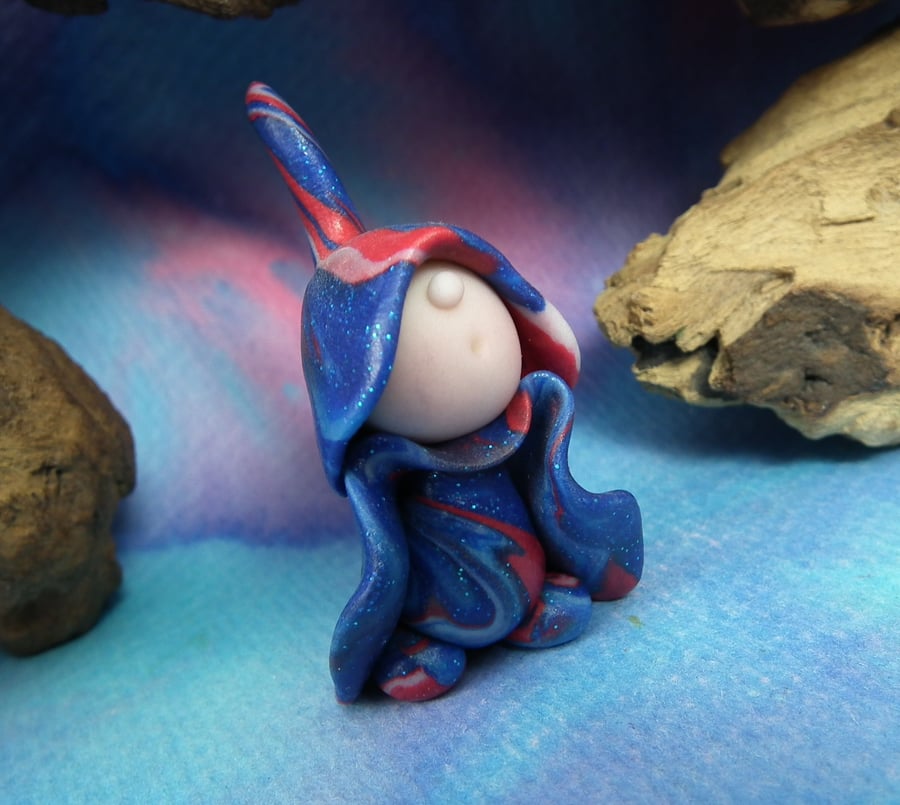 Little-Known-Gnome Master of Stealth OOAK Sculpt by Ann Galvin