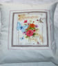 Hummingbird, Butterflies and seeds cushion - Image 1