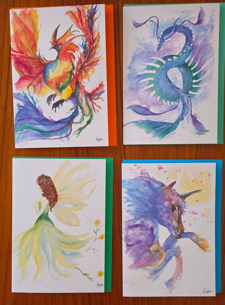 Mythical Creatures Card Collection 
