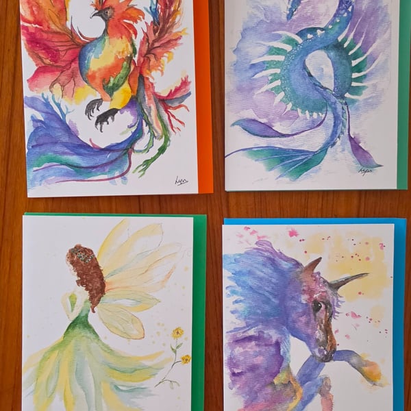 Mythical Creatures Card Collection 