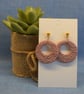 Botanical Hoop Statement Earrings - Image 7