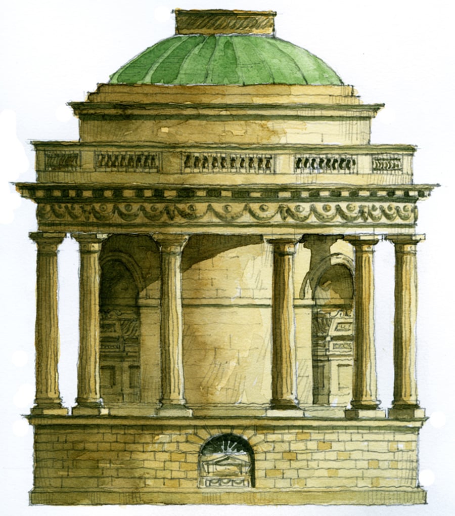 The Mausoleum, Brocklesby, Lincolnshire