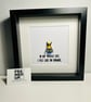 WOLVERINE - Framed Lego minifigure 