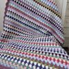 Lap Blanket Baby Blanket Striped Crochet