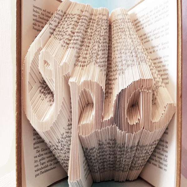 Opa (Grandad in German) MMF Book folding Pattern - EMAILED PDF PATTERN