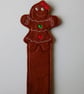667 Gingerbread girl - 668 Gingerbread boy bookmark. - Image 2
