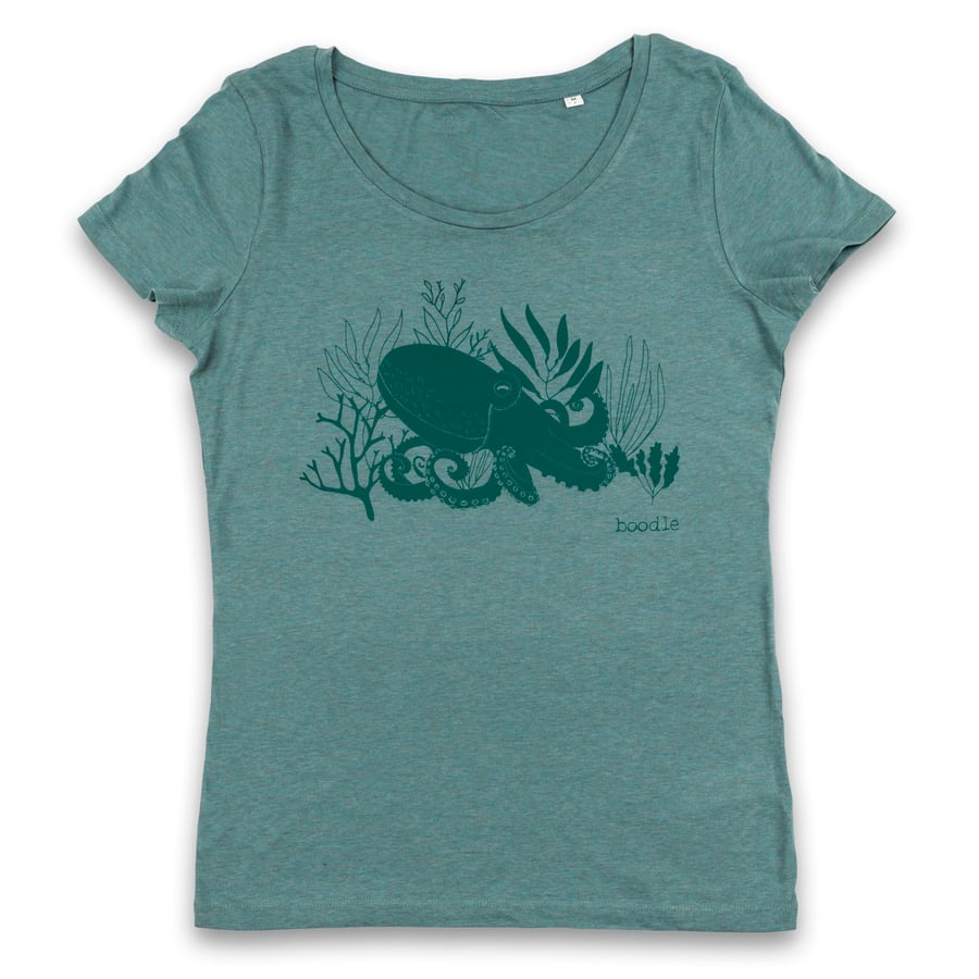 Organic Womens Octopus T-shirt