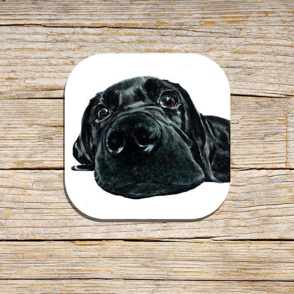 Dog Coaster, Labrador Coaster, Black Labrador, Dogs, Animals, Retrievers, Animal